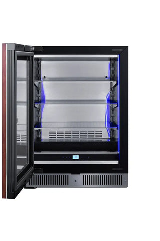 Summit CL24BV1PNRLHD 24" Wide Built-In Panel-Ready Beverage Center, 4.73 cu.ft. (Panel Not Included)