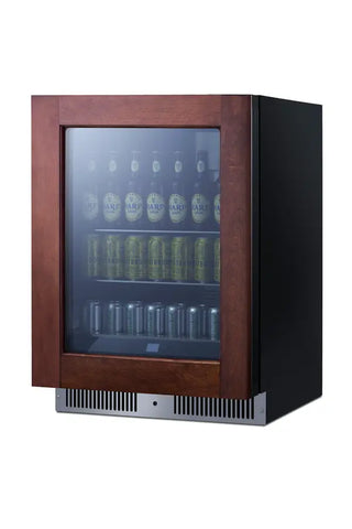 Summit CL24BV1PNRLHD 24" Wide Built-In Panel-Ready Beverage Center, 4.73 cu.ft. (Panel Not Included)