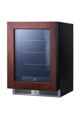Summit CL24BV1PNRLHD 24" Wide Built-In Panel-Ready Beverage Center, 4.73 cu.ft. (Panel Not Included)