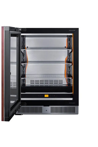 Summit CL24BV1PNRLHD 24" Wide Built-In Panel-Ready Beverage Center, 4.73 cu.ft. (Panel Not Included)
