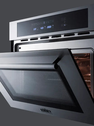 Summit CMV24 24" Wide 240V Electric Built-In Speed Oven, 1000W, 1.34 cu.ft.