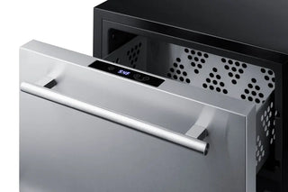 Summit COOL1D 18" Wide Built-In Beverage Cooler Drawer, 0.8 cu.ft. 