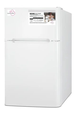 Summit CP34WMC 19" Wide MOMCUBE Refrigerator-Freezer, 3.2 cu.ft. White refrigerator 