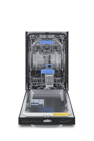 Summit DW184BADA 18" Built-In ADA Compliant Dishwasher, Black
