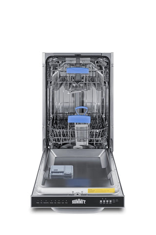 Summit DW185SSADA 18" Built-In ADA Compliant Dishwasher, Stainless Steel