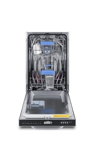 Summit DW185SSADA 18" Built-In ADA Compliant Dishwasher, Stainless Steel