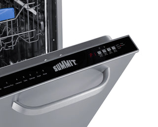 Summit DW185SSADA 18" Built-In ADA Compliant Dishwasher, Stainless Steel