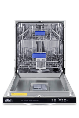 Summit DW242WADA 24" Built-In Top Control ADA Compliant Dishwasher, White