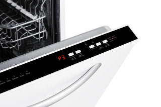 Summit DW242WADA 24" Built-In Top Control ADA Compliant Dishwasher, White