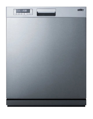 Summit DW2435SSADA 24" Built-In Front Control ADA Compliant Dishwasher, Stainless Steel