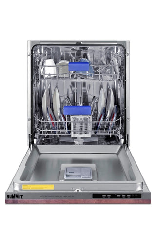 Summit DW245NTADA 24" Built-In Top Control ADA Compliant Dishwasher, Panel Ready (Panel Not Included)