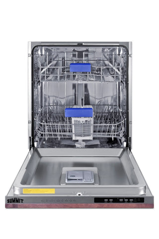 Summit DW245NTADA 24" Built-In Top Control ADA Compliant Dishwasher, Panel Ready (Panel Not Included)