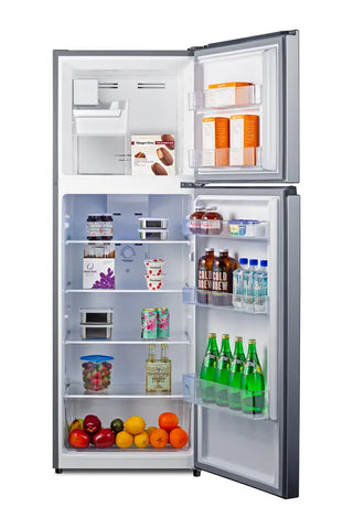 Summit FF1142PLIMLHD 24" Wide Top Mount Refrigerator-Freezer with Icemaker, Left Hand Door Swing