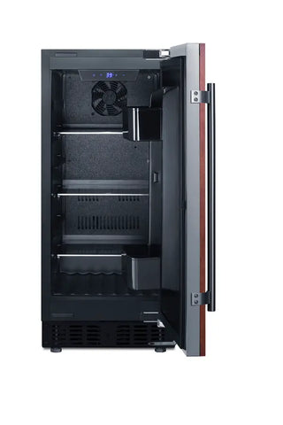 Summit FF1532BIF 15" Wide Built-In All-Refrigerator with Panel-Ready Door, Frost-Free Operation, 3.0 cu.ft.