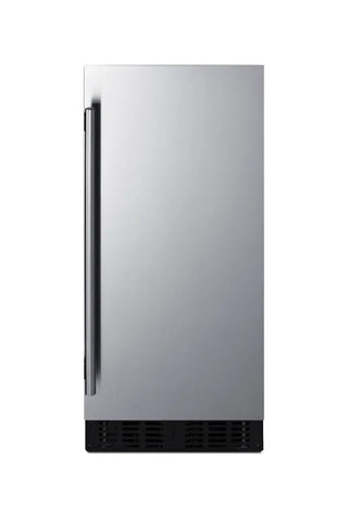 Summit FF1532BSS 15" Wide Built-In All-Refrigerator with Stainless Steel Door, Frost-Free Operation, 2.9 cu.ft.