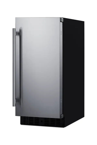 Summit FF1532BSS 15" Wide Built-In All-Refrigerator with Stainless Steel Door, Frost-Free Operation, 2.9 cu.ft.