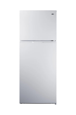 Summit FF160W 28" Wide Top Mount Refrigerator-Freezer, White 14.8 cu.ft.