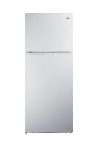 Summit FF160WLHD 28" Wide Top Mount Refrigerator-Freezer Left Hand Door, White 14.8 cu.ft.