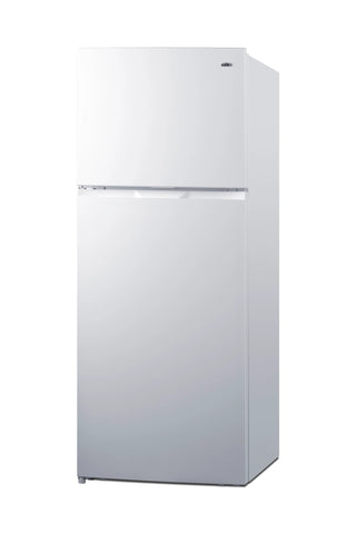Summit FF160WLHD 28" Wide Top Mount Refrigerator-Freezer Left Hand Door, White 14.8 cu.ft.