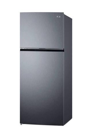 Summit FF161PLLHD 28" Wide Top Mount Refrigerator-Freezer Left Hand Door, Stainless Steel, 14.8 cu. ft.