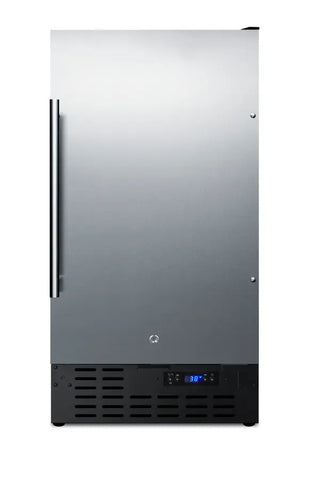 Summit FF1843BCSSADA 18" Wide Built-In All-Refrigerator, ADA Compliant, Stainless Steel, 2.7 cu.ft. Stainless steel refrigerator