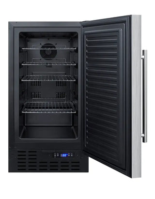 Summit FF1843BCSSADA 18" Wide Built-In All-Refrigerator, ADA Compliant, Stainless Steel, 2.7 cu.ft.