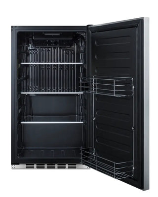 Summit FF195CSSIF Shallow Depth Built-In All-Refrigerator with Panel-Ready Door, (Panel Not Included), 3.13 cu.ft.