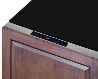 Summit FF1DSS 21.5" Wide Built-In Drawer Refrigerator, 1.6 cu.ft. (Panel-Ready Drawer Front), Frost-Free, Indoor/Outdoor