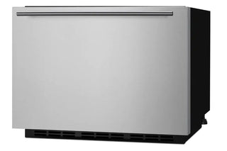 Summit FF1DSS24 24" Wide Built-In Drawer Refrigerator, 1.6 cu.ft. (Stainless Steel/Panel-Ready Front), Frost-Free