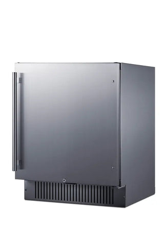 Summit FF27BSS 27" Wide Built-In All-Refrigerator, Automatic Defrost Stainless steel refrigerator 