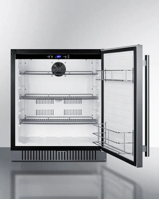 Summit FF27BSSADA 27" Wide Built-In All-Refrigerator, ADA Compliant, 4.98 cu.ft. with Stainless Steel Door