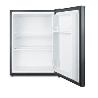 Summit FF29K Compact All-Refrigerator, 2.4 cu.ft., Black, Automatic Defrost, Adjustable Glass Shelves