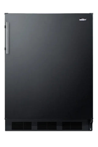 Summit FF63BKADA 24" Wide All-Refrigerator ADA Compliant, 5.8 cu.ft. Black refrigerator 