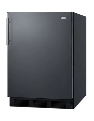 Summit FF63BKADA 24" Wide All-Refrigerator ADA Compliant, 5.8 cu.ft. Black refrigerator
