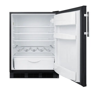Summit FF63BKADA 24" Wide All-Refrigerator ADA Compliant, 5.8 cu.ft.