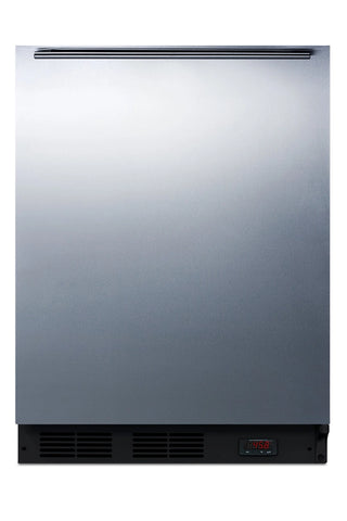 Summit FF63BKBIDTPUBSSHHADA 24" Wide Built-In Cellar ADA Compliant, Stainless Steel-Black