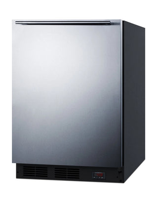 Summit FF63BKBIDTPUBSSHHADA 24" Wide Built-In Cellar ADA Compliant, Stainless Steel-Black