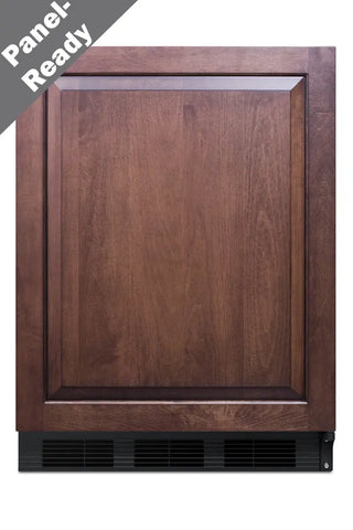 Summit FF63BKIF 24" Wide Built-In All-Refrigerator (Panel Not Included), 5.8 cu.ft.
