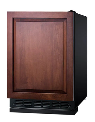 Summit FF6BK2SSRSIF 24" Wide Built-In All-Refrigerator (Panel Not Included) with Adjustable Height, 5.8 cu.ft.