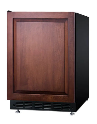 Summit FF6BK2SSRSIFLHD 24" Wide Built-In All-Refrigerator (Panel Not Included) with Adjustable Height and Left Hand Swing, 5.8 cu.ft.