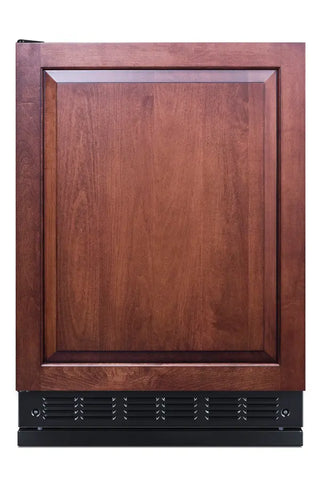 Summit FF6BK2SSRSIFLHD 24" Wide Built-In All-Refrigerator (Panel Not Included) with Adjustable Height and Left Hand Swing, 5.8 cu.ft.
