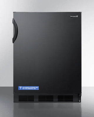 Summit FF6BKBI7 24" Wide Built-In All-Refrigerator NSF-7 Approved, 5.5 cu.ft.