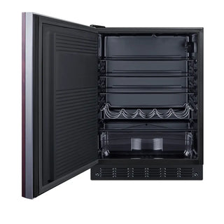 Summit FF708BLSSIFADALHD 24" Wide All-Refrigerator, ADA Compliant, Left Hand Door Swing, 5.3 cu.ft. (Panel Not Included)