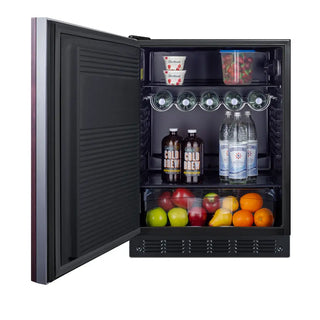 Summit FF708BLSSIFADALHD 24" Wide All-Refrigerator, ADA Compliant, Left Hand Door Swing, 5.3 cu.ft. (Panel Not Included)