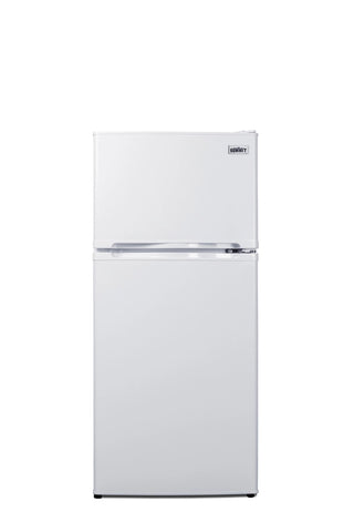 Summit FF712W 19" Wide Top Mount Refrigerator-Freezer ADA Compliant, White 4.3 cu.ft.