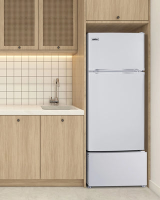 Summit FF712W 19" Wide Top Mount Refrigerator-Freezer ADA Compliant, White 4.3 cu.ft.