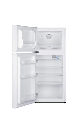 Summit FF712WLHD 19" Wide Top Mount Refrigerator-Freezer ADA Compliant, Left Hand Door, 4.3 cu.ft. 
