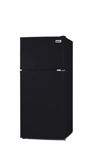 Summit FF713B 19" Wide Top Mount Refrigerator-Freezer ADA Compliant, Black, 4.3 cu.ft. 