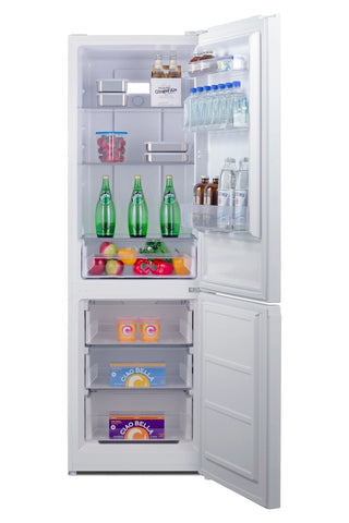 Summit FFBF1030W 24" Wide 10.5 cu. ft. Bottom-Mount Refrigerator-Freezer, Counter Depth, White