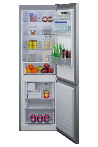 Summit FFBF124SSIM 24" Wide 11.7 cu. ft. Bottom-Mount Refrigerator-Freezer with Icemaker, Stainless Steel